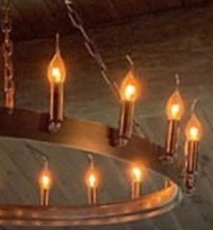 Dråpeformet  led lyspære 