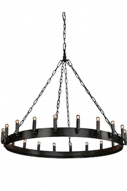 Lysekrone antikk iron M
